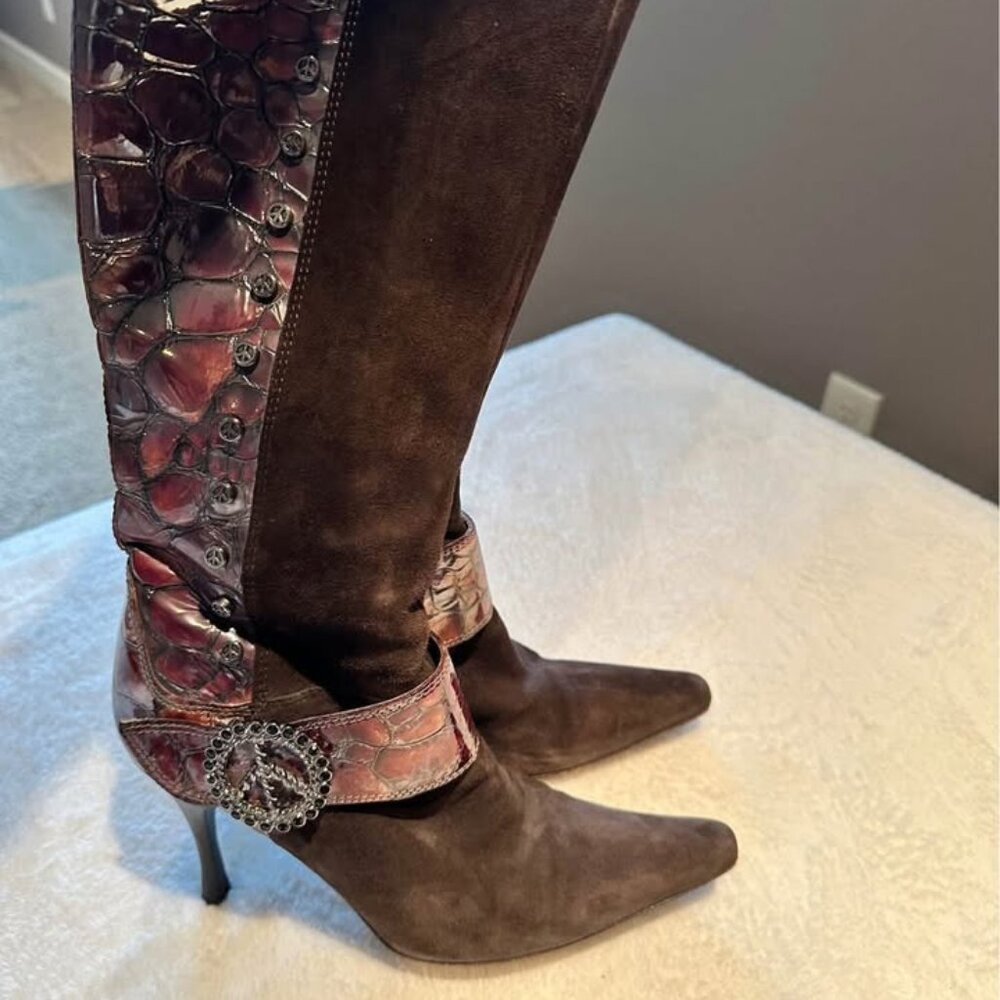 Donald J. Pliner "Peace" Designer Collection Boots, Sz 6